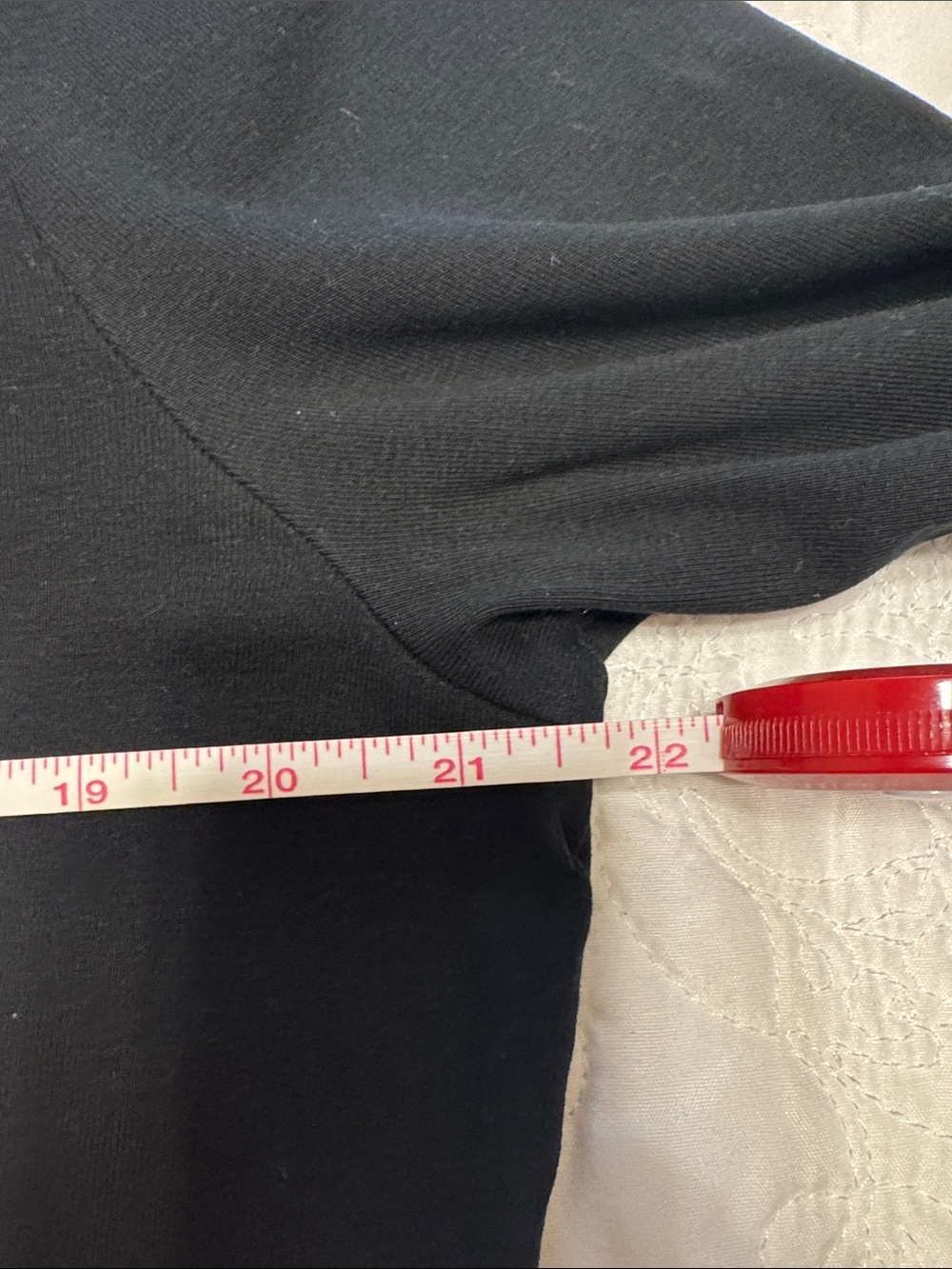 Lauren Ralph Lauren Black Long Sleeve Crewneck Tee - Picture 3 of 3